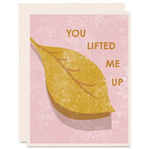 Lifted Me Up Card By Heartell Press