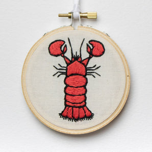 Lobster Embroidery By Katiebette