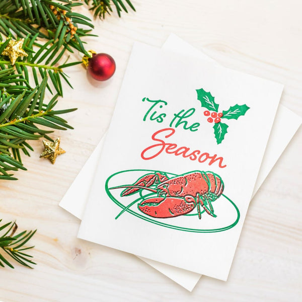 Lobster Season Card By Inkwell Originals