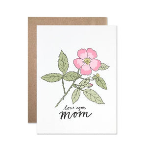 Love You Mom Card By Hartland Cards