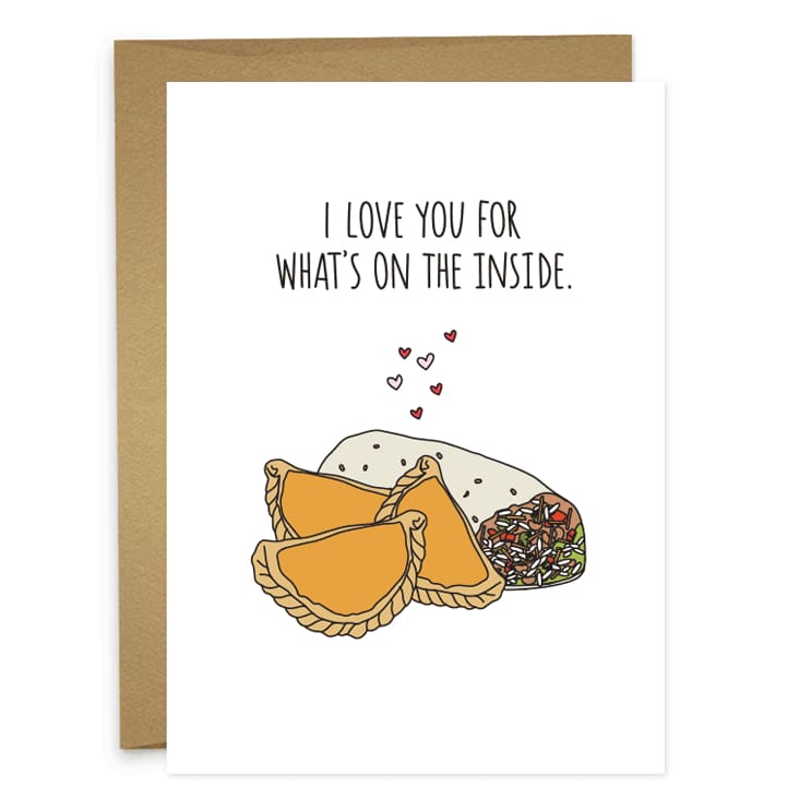 Love You On Inside Card By Humdrum Paper