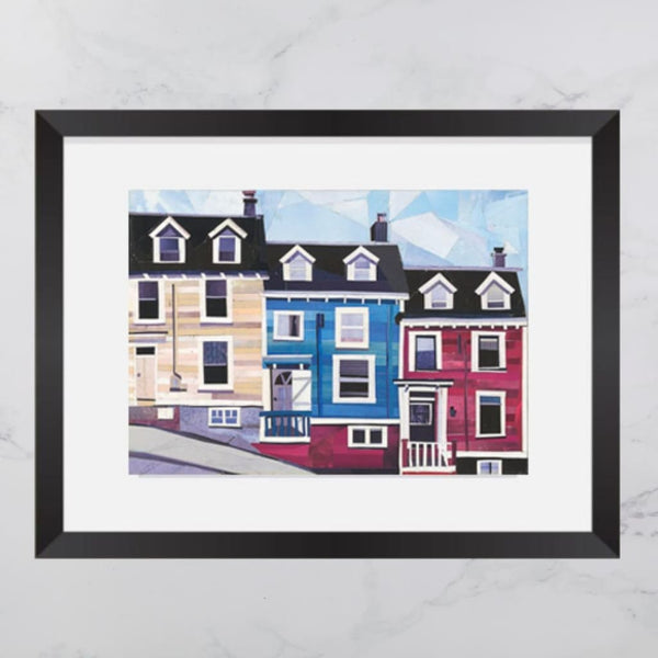 Maritime House Collage 8x10 Print By Andrea Crouse Paper