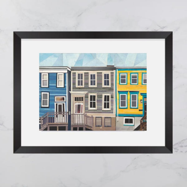Maynard Street House Collage 8x10 Print By Andrea Crouse