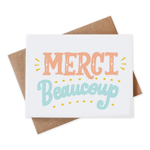 Merci Beaucoup Card By Better Left Said
