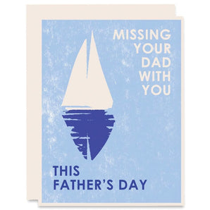 Missing Your Dad With You Card By Heartell Press