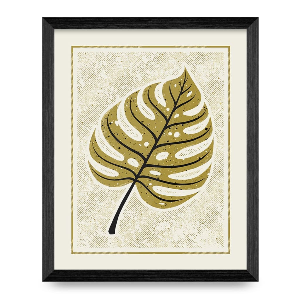 Monstera Leaf 8x10 Print By Fabled Creative