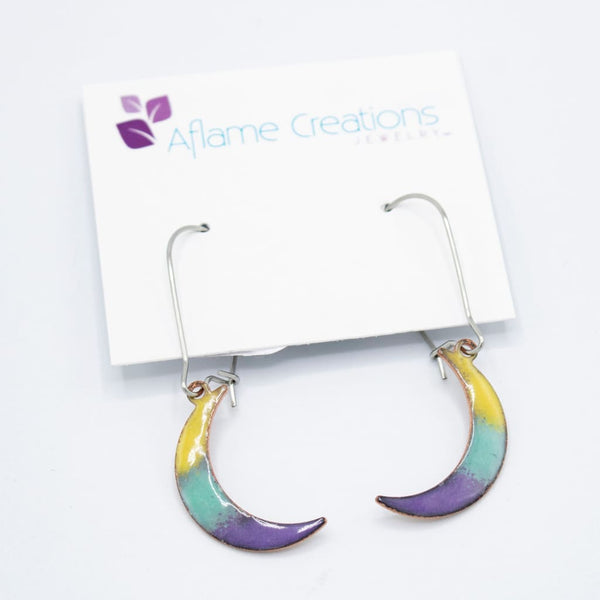 Moon Mist Dangle Earrings By Aflame Creations Jewelry