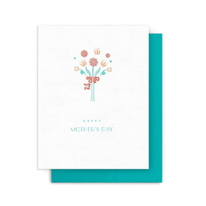 Mother’s Day Bouquet Card By Arquoise Press