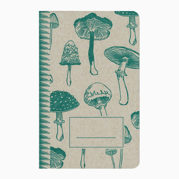 Mushrooms Notebook By Blackbird Letterpress
