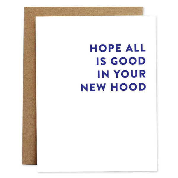 New Hood Card By Rhubarb Paper Co.