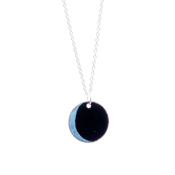 New Moon Necklace - Black By Aflame Creations Jewelry