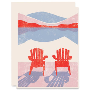 Next To You Adirondack Card By Heartell Press