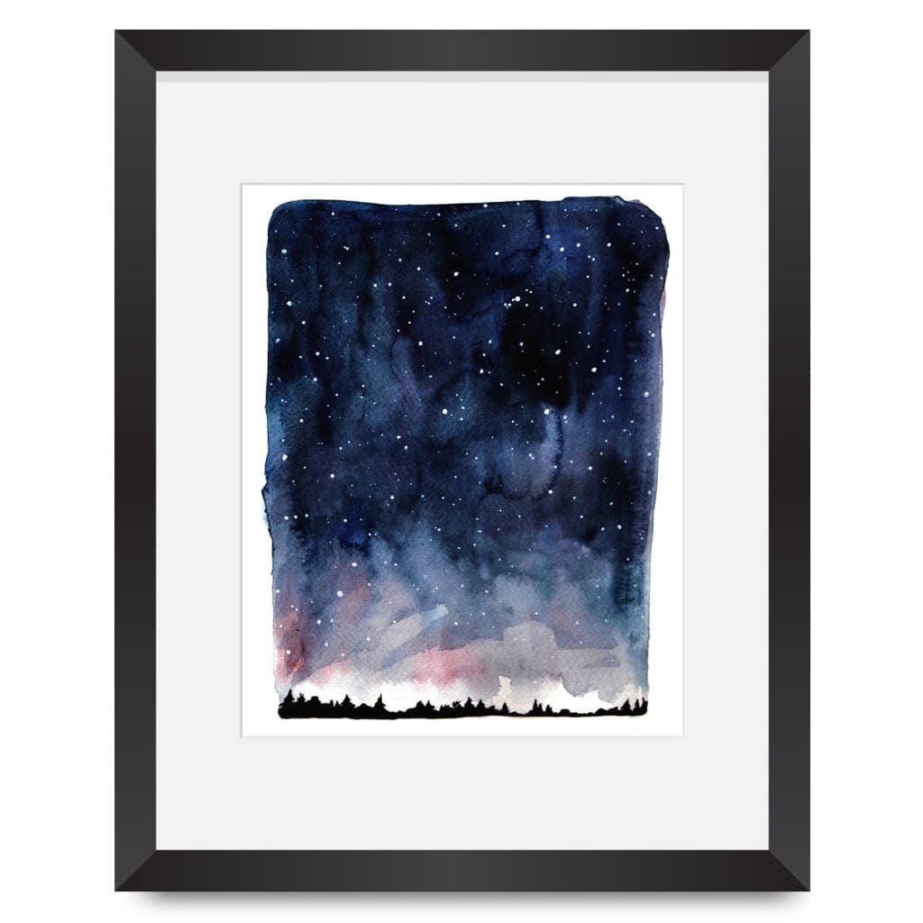 Night Sky 8.5x11 Print By Little Foible