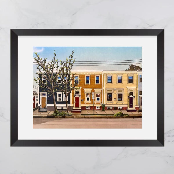 North End Row House 8x10 Print By Andrea Crouse Paper