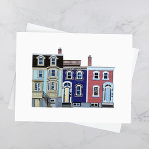 North Park House Collage Card - Trio By Andrea Crouse Paper