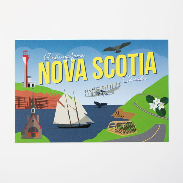 Nova Scotia Postcard By Inkwell Originals