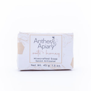 Oats & Honey Mini Soap By Anther Apiary