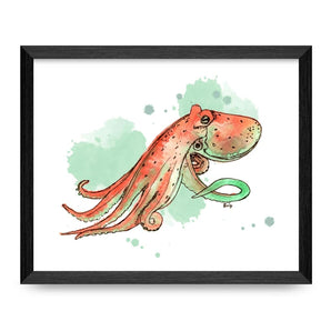 Octopus I 8x10 Print By Nereid Art