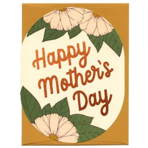Oval Mother’s Day Foil Card By Kiss The Paper