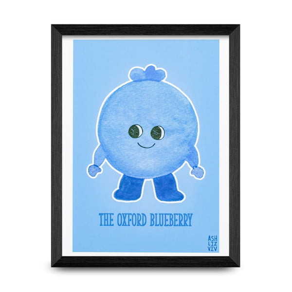 Oxford Blueberry 5x7 Print By ASHLIZVIV