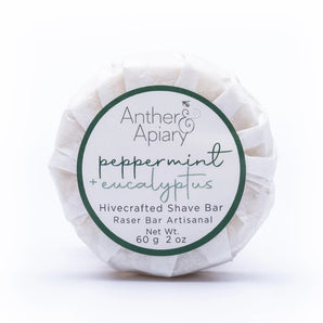 Peppermint & Eucalyptus Shave Bar By Anther Apiary
