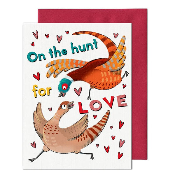 Pheasant Love Card By Pencil Empire