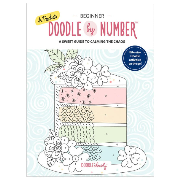 Pocket Doodle By Number Book - Sweets Nimbus Publishing