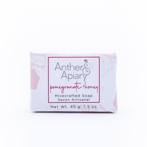 Pomegranate & Honey Mini Soap By Anther Apiary