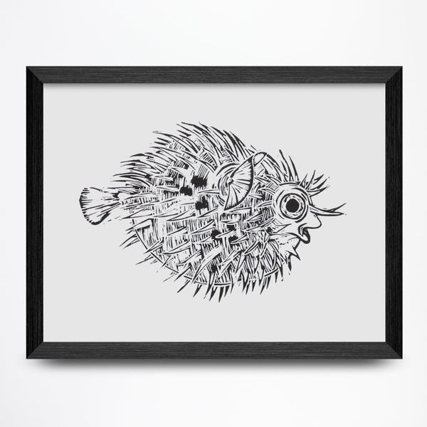 Porcupine Fish 8x6 Print By Fine Art Erin Hollingshead