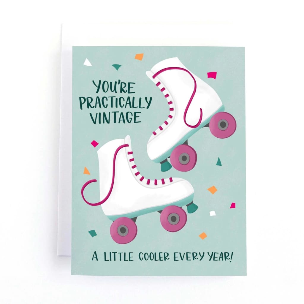 Practically Vintage Birthday Card By Pedaller Designs