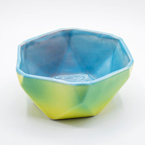 Prismatic Green Bowl By Julian Covey