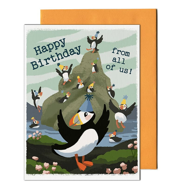 Puffins All Of Us Birthday Card By Pencil Empire