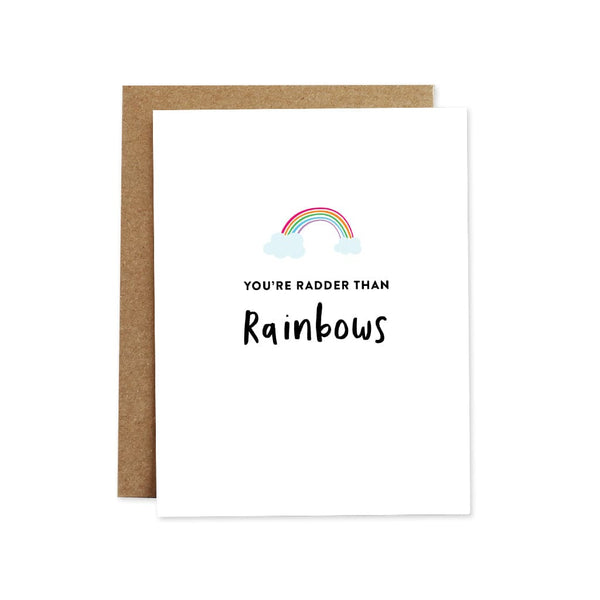 Radder Than Rainbows Card By Rhubarb Paper Co.