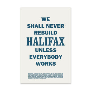 Rebuild Halifax Postcard By Inkwell Originals