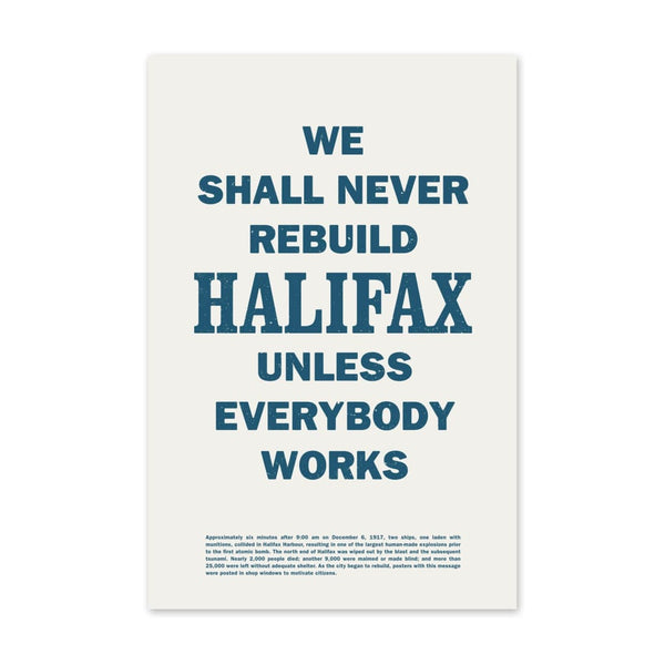 Rebuild Halifax Postcard By Inkwell Originals