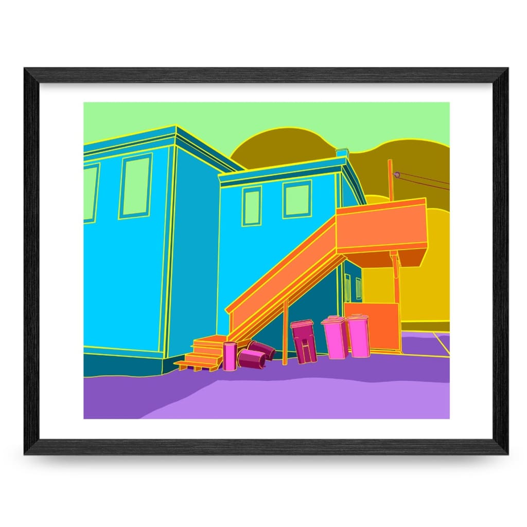 Recycling Bins IV - 11x14 Print By Brian Hotson