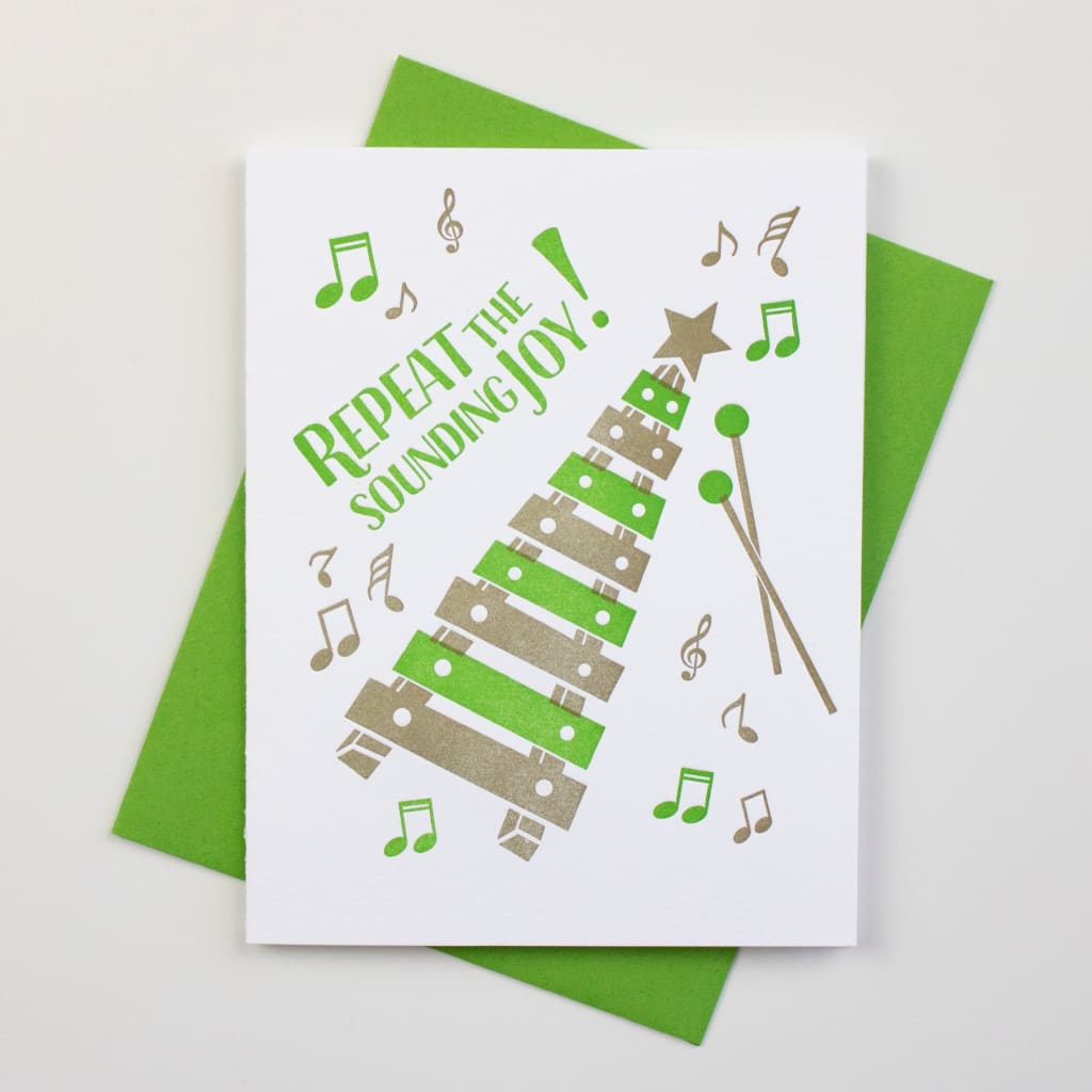 Repeat the Sounding Joy Card By Inkwell Originals