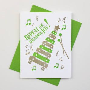 SALE - Repeat the Sounding Joy Card By Inkwell Originals