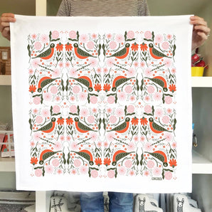 Robin Tea Towel By Gingiber