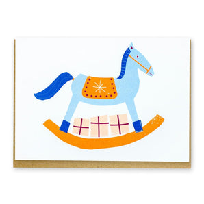 Rocking Horse Card By Kautzi