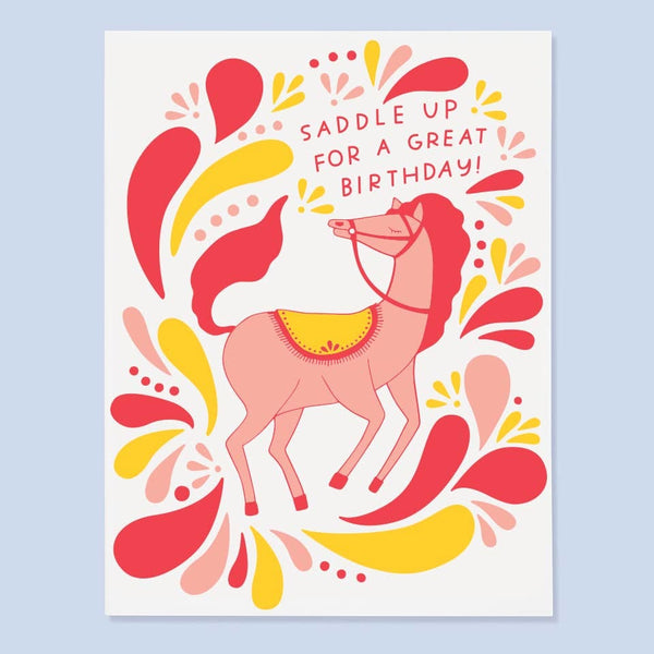 Saddle Up Bday Card By The Good Twin
