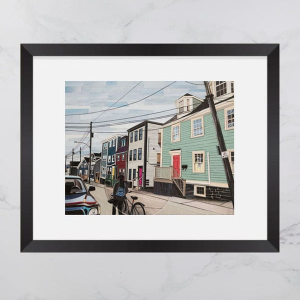Saturday Morning On Falkland Collage 8x10 Print By Andrea