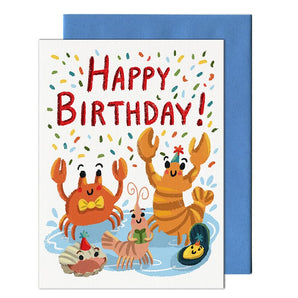 Seafood Birthday Card By Pencil Empire
