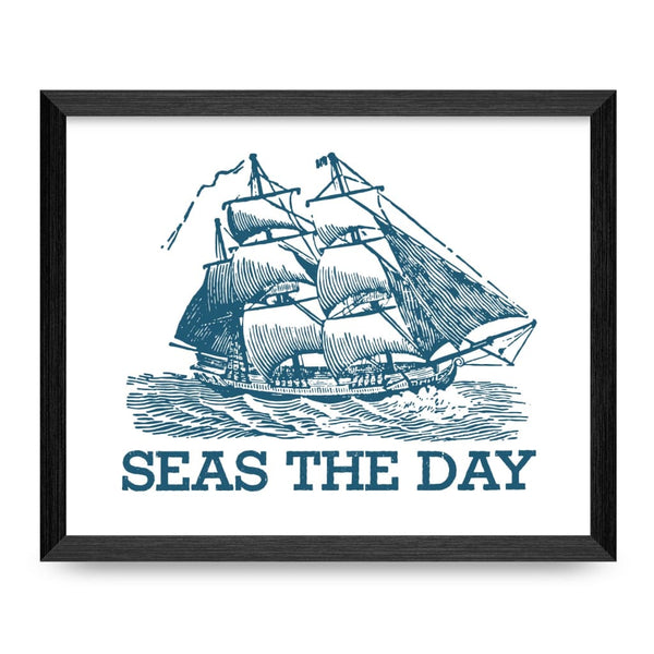 Seas The Day 8x10 Print By Inkwell Originals
