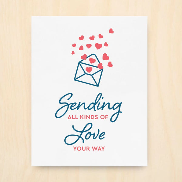 Sending All Kinds Of Love Card By Inkwell Originals