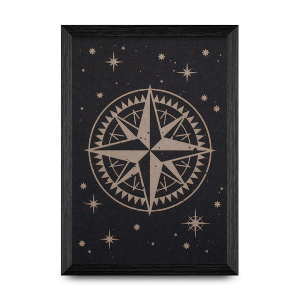 Simple Compass 5x7 Print By Fabled Creative