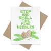 Smell the Pine Needles Card 5 Pack By Inkwell Originals