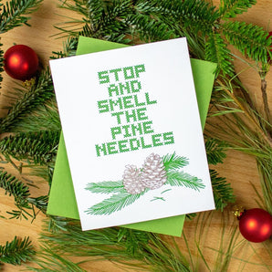 Smell the Pine Needles Card 5 Pack By Inkwell Originals