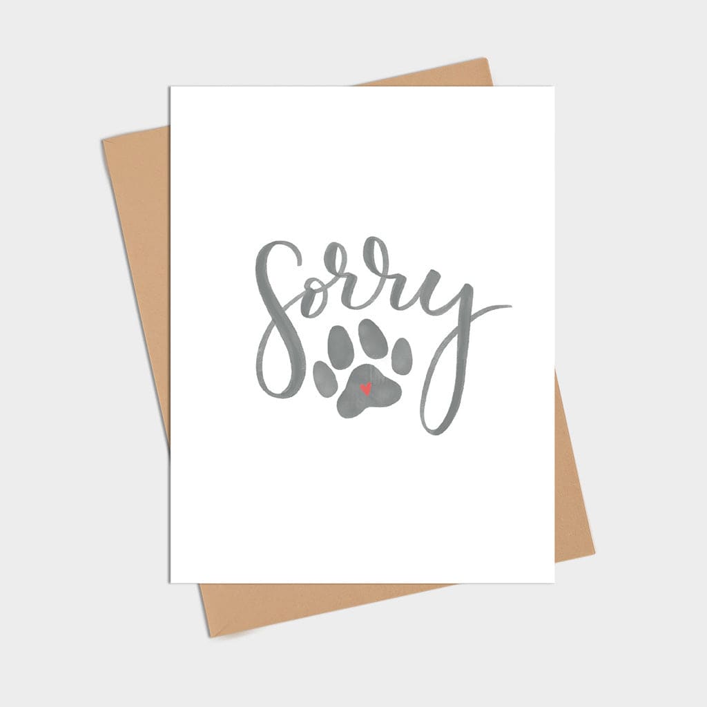Sorry Pet Loss Card By Happy Sappy Mail