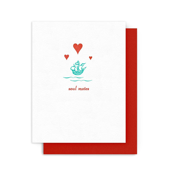 Soulmates Ship Card By Arquoise Press